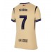Barcelona Ferran Torres #7 Bortedrakt Dame 2025-26 Korte ermer